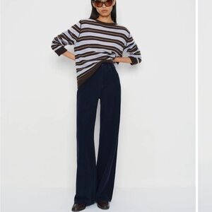 Reformation Cary High Rise Slouchy Wide Leg Jeans Blue - Size 25